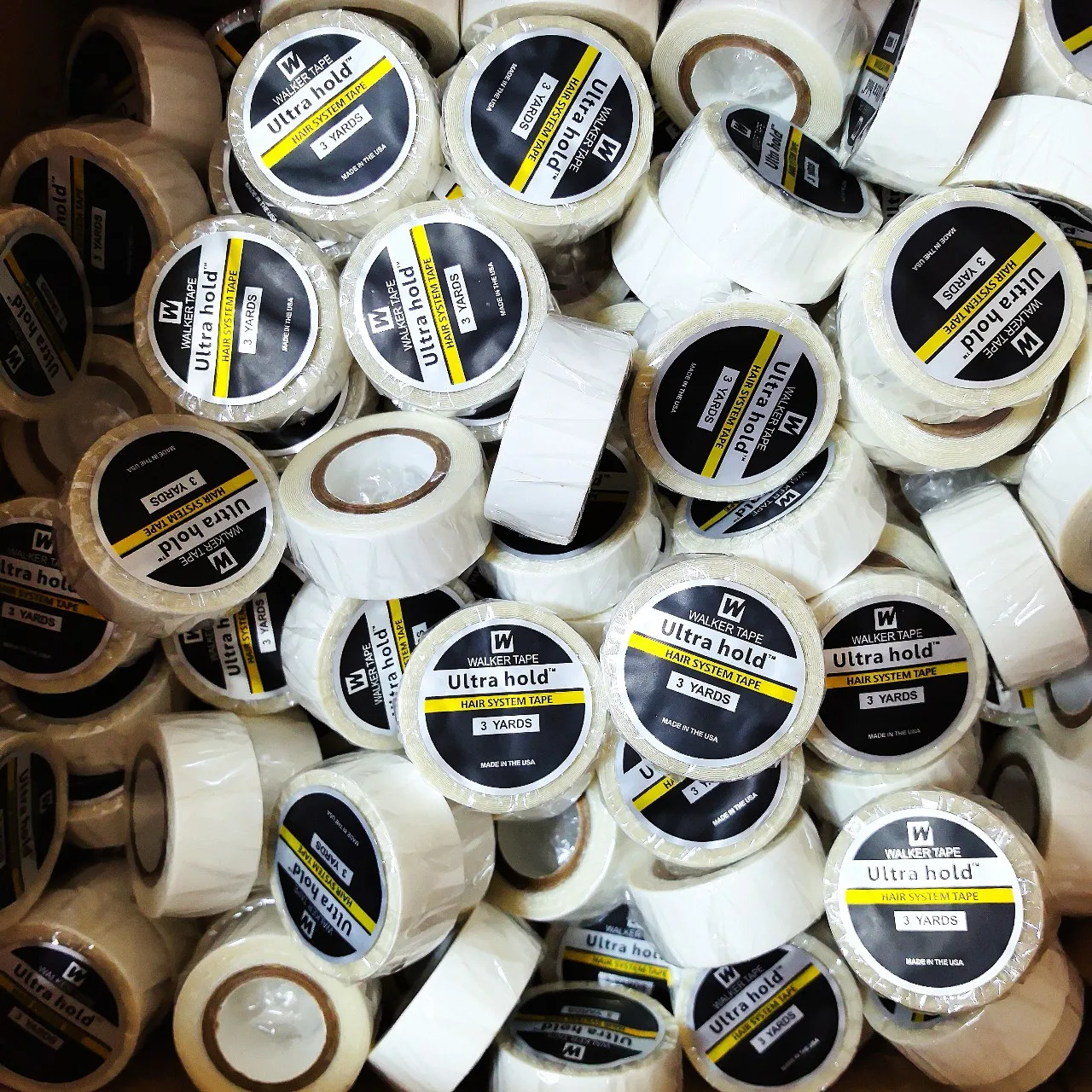 Faixa de cabeça super fixa de 3 tamanhos x2cm com gravata e faixa adesiva para peruca para chapéu, alça de peruca para extensão