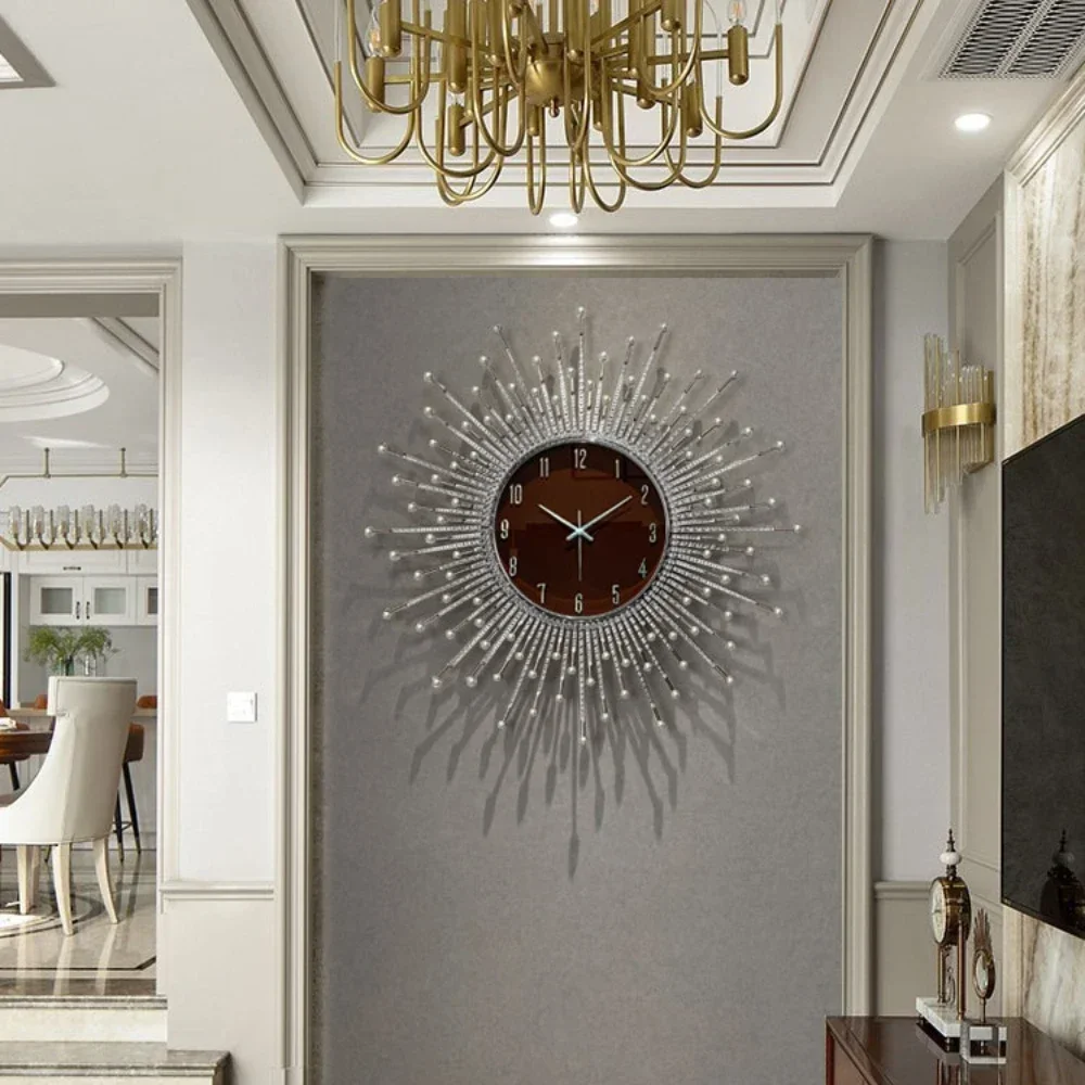 Aesthetic Luxury Wall Clock Silent Fancy Nordic Designer Wall Clock Bedroom Girls Reloj De Pared Para Salon Home Accessories