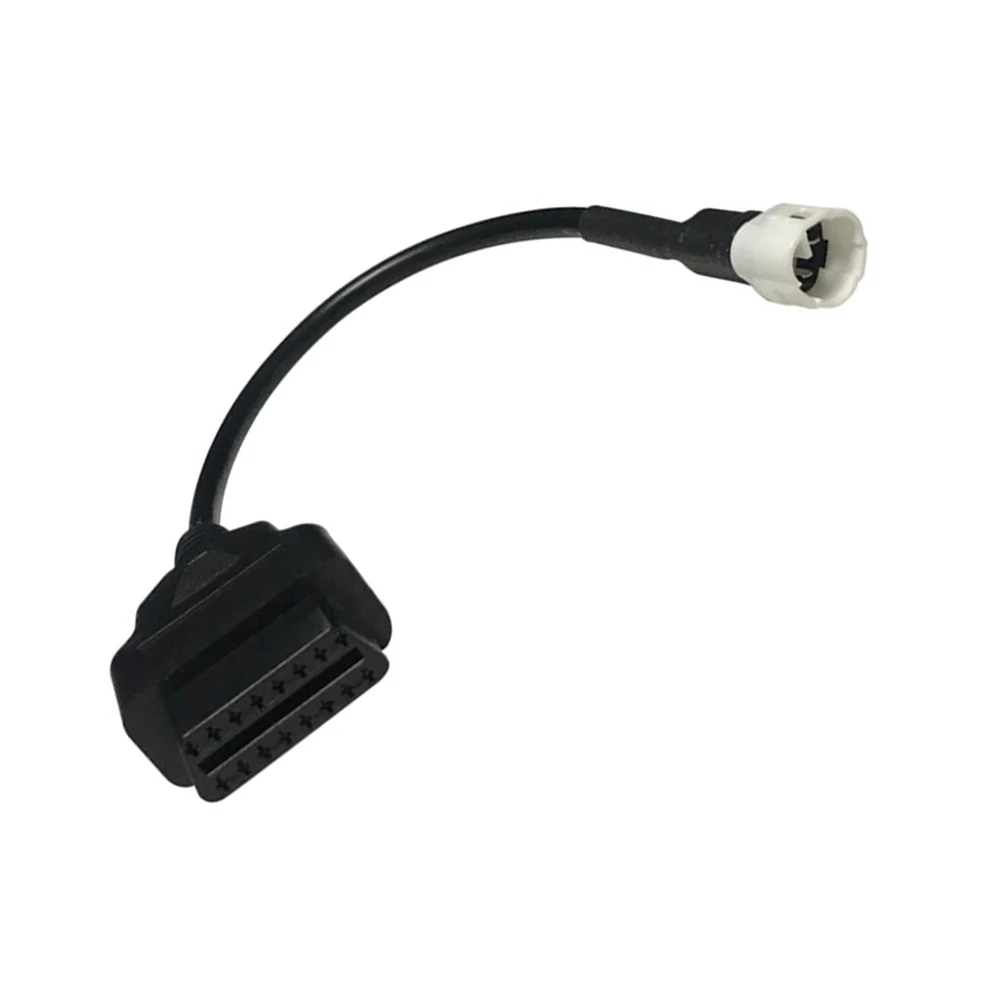 

3pin to 16pin Adapter Cable for Motorcycle Engine Fault Diagnosis OBD2 Rubber Diagnostic Conversion Line Tools Accessories
