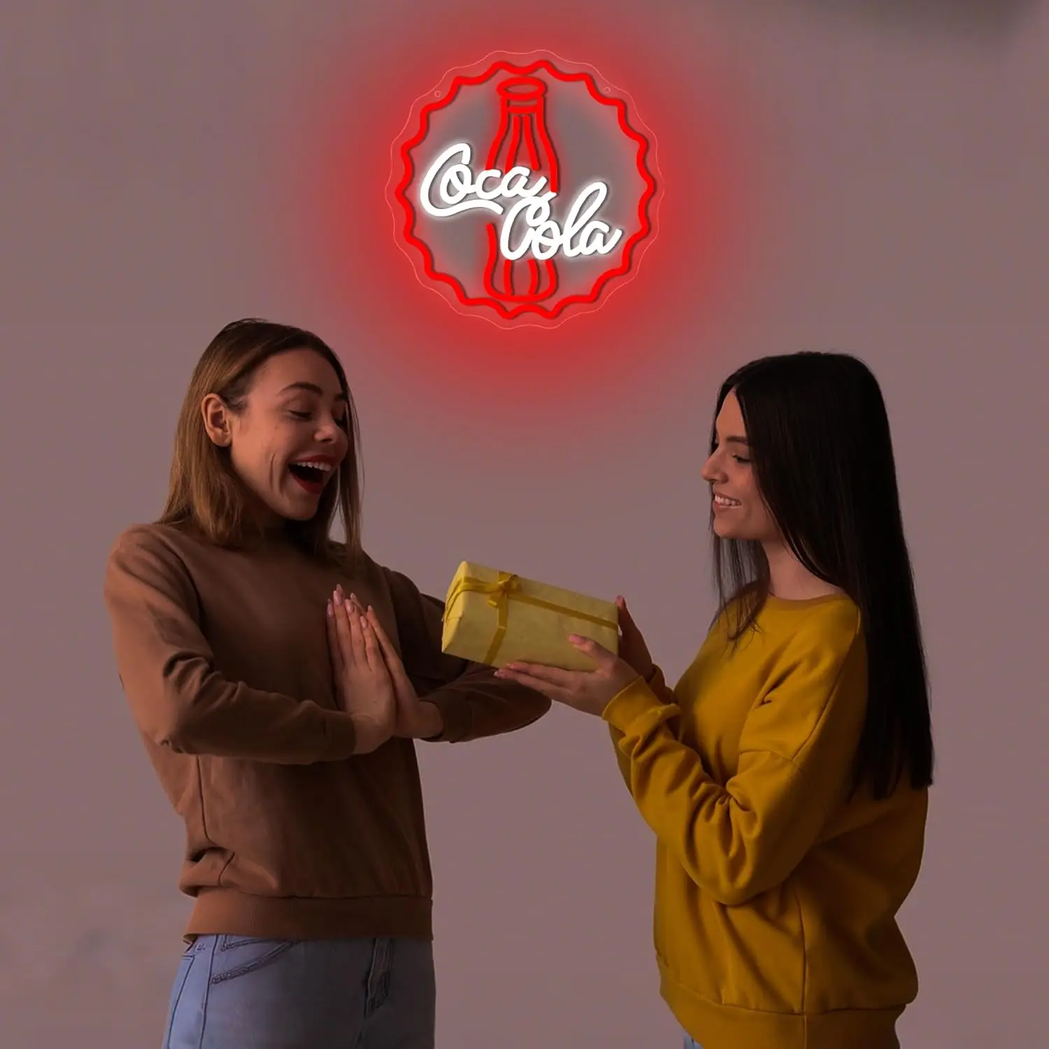 Cola Neon Sign Art Wall Light USB LED Neon Light for Bar Restaurant Club Party Bedroom Decoration personnalisé personnalisé Gift view 6