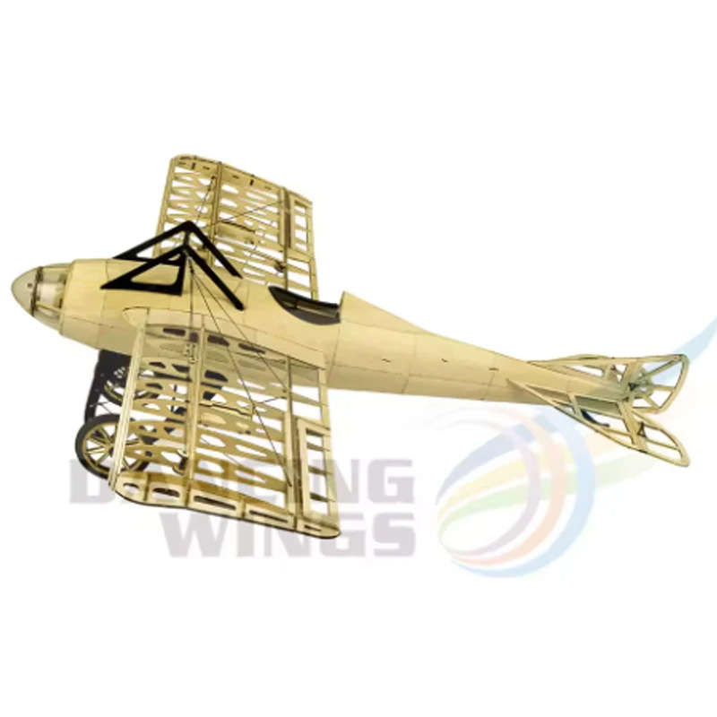 Nova escala rc balsawood avião corte a laser deperdussin monocoque 1000mm (39 ") kit balsa diy modelo de madeira de construção