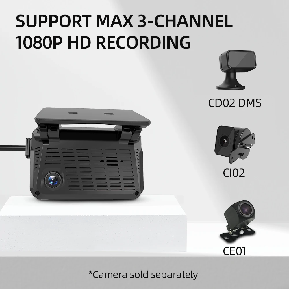 Jimiiot JIMIMAX JC371 4G/LTE AIドライブレコーダー JIMIMAX JC371 ADAS DVR Camera Max 3 Channels Dashcam Parking