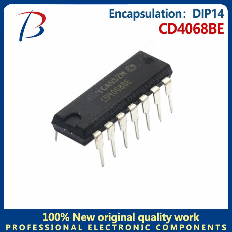 10PCS CD4068BE package DIP14 gate inverter and non-gate chip