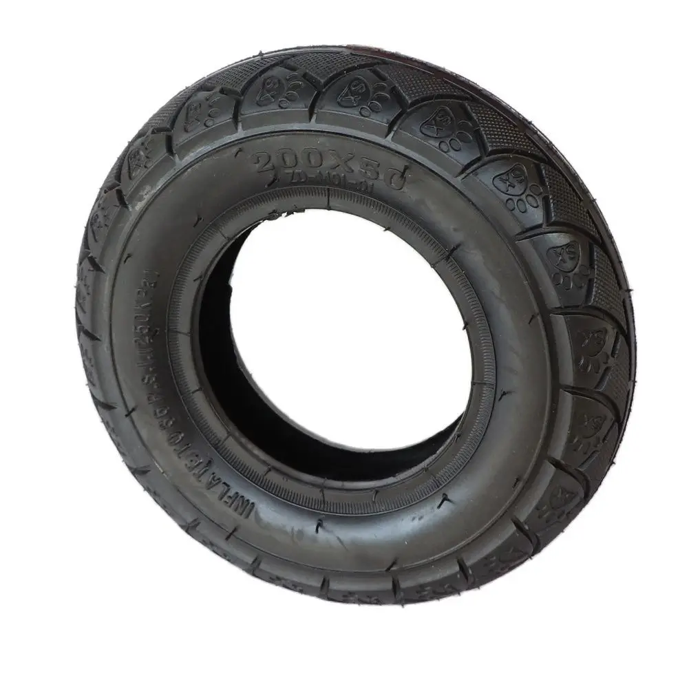 Little Dolphin Electric Scooter Tire 200x50 Mini Electric Scooter Accessories 8-inch Inflatable Inner Tube Outer Tire