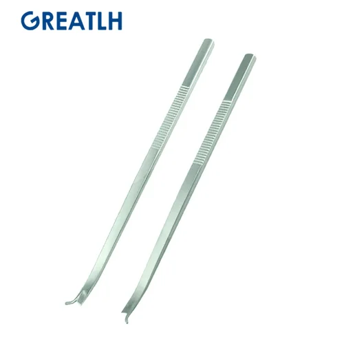 Imagen 2 del producto Cincel para dar forma Nasal con mango plano, cuchillo para hueso Nasal, pala para nariz, osteotomo de hueso recto, herramienta para dar forma al nariz