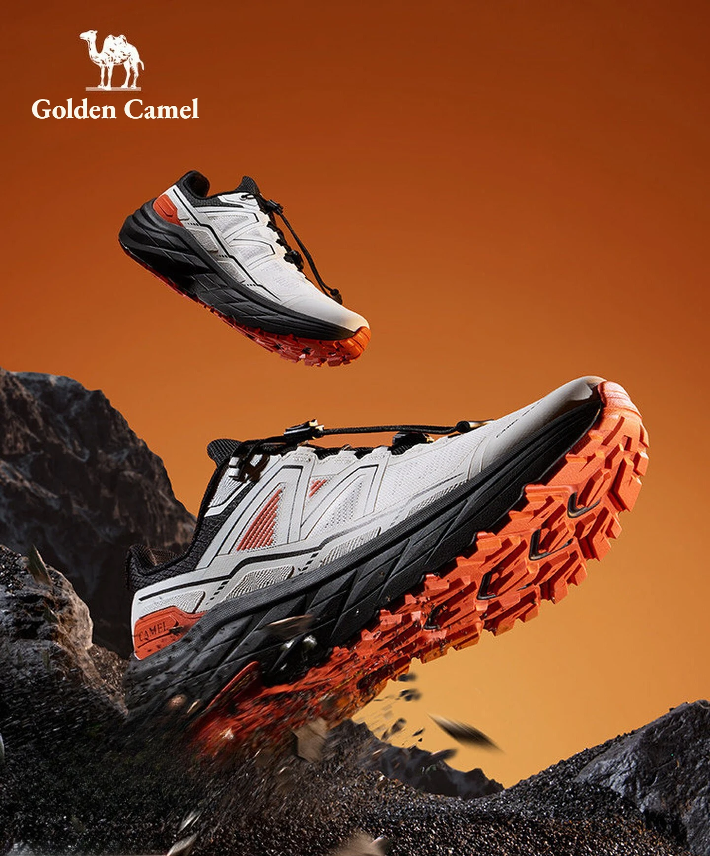 Golden Camel Outdoor Runing Shoes for Men 2026 Spring Lightweight Anti-slip Sports Shoe Wear-Resistant Training Jogging Sneakers