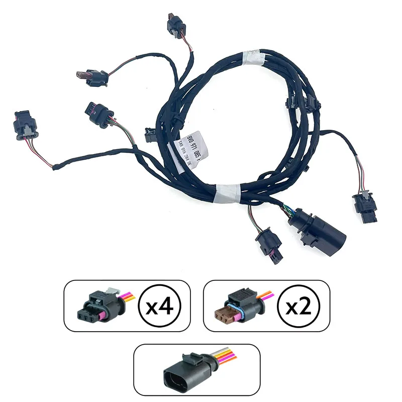 

For A3 8V Front Bumpers Parking Aid Wiring Set 8V0971085J 8V0 971 085 J OR 8V0971085H 8V0 971 085 H 8V0971085 J OR H