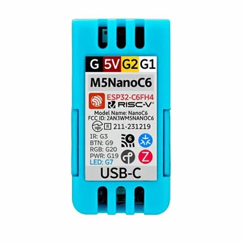 

ABGB-M5stack M5nanoc6 M5stack M5nanoc6 Nanoc6 Dev Kit Плата разработки Iot ESP32-C6FH4
