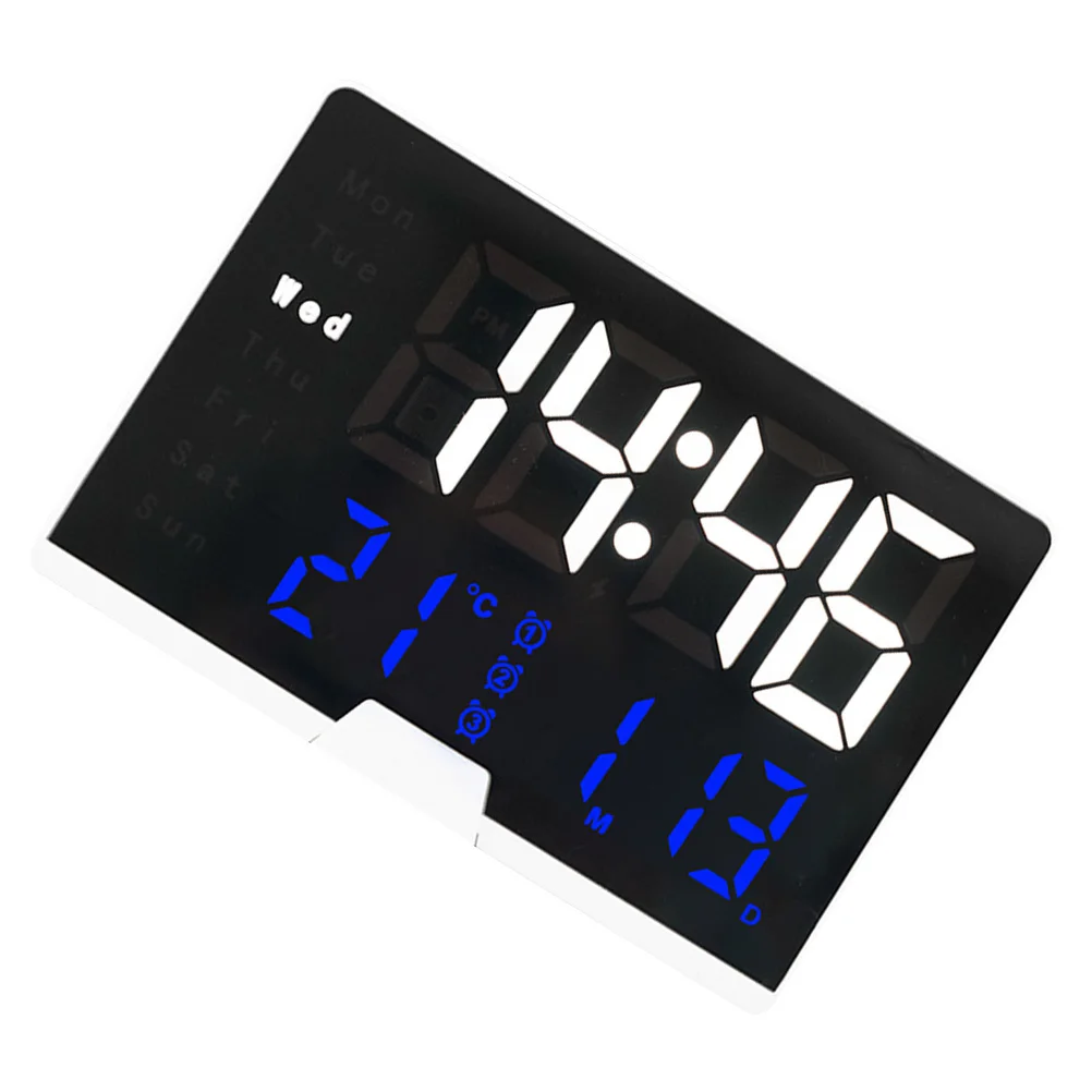 

LED Electronic Clock Multi-Function Digital Alarm Clock Home Bedroom Desktop Table Simple Design Electronic Clocks