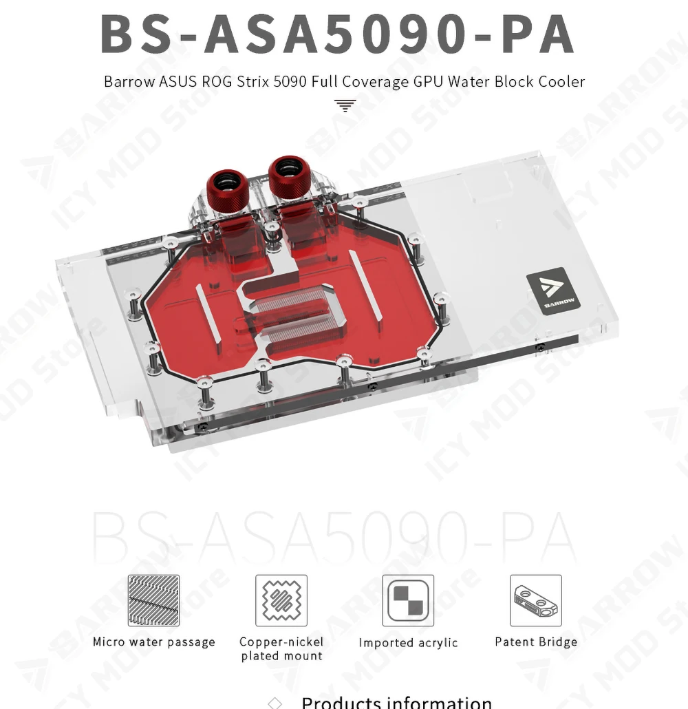 ASUS ROG ASTRAL Video Card Cooling for Strix RTX 5090 D O32G