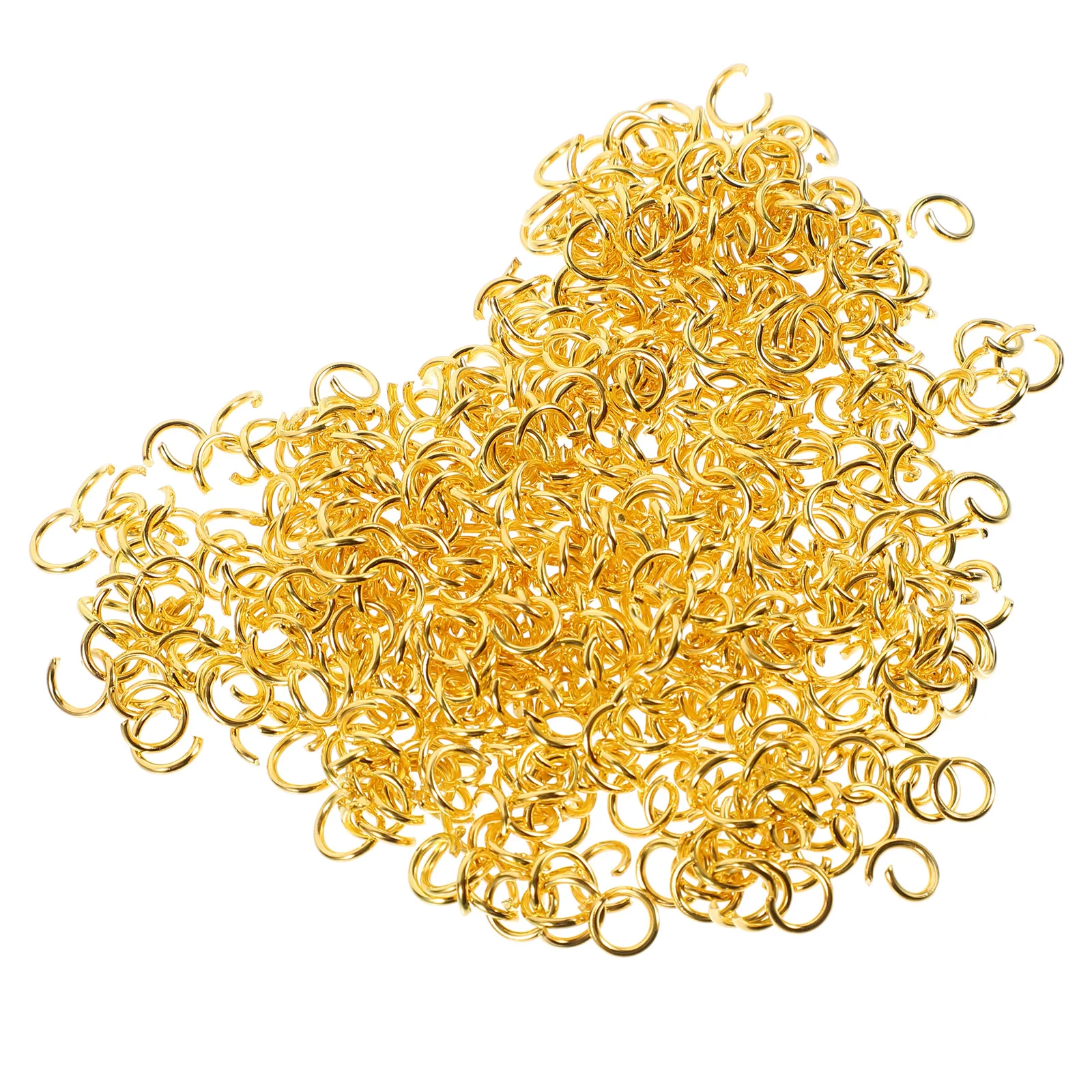 500Pcs Stainless Steel Jump Open Rings Round Connectors for DIY Jewelry Making Necklace Bracelet Repair Accessories