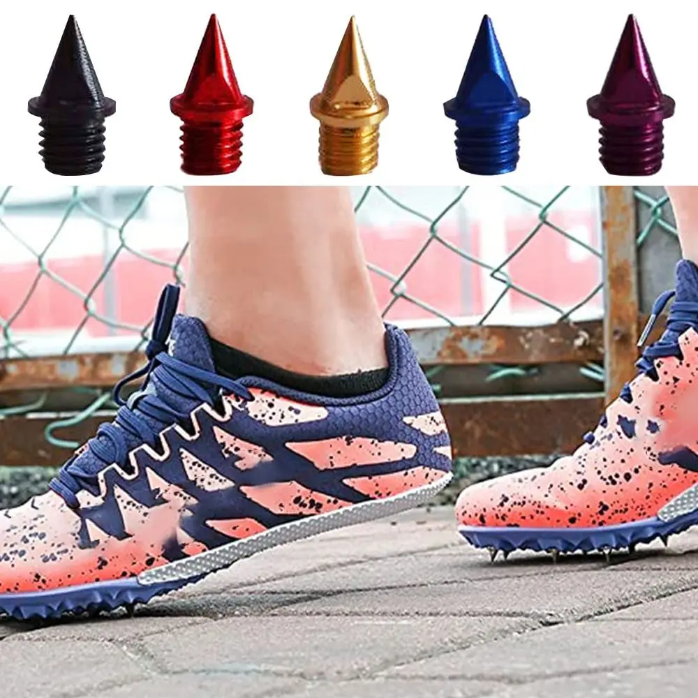 20pcs High Quality Sprinting Cross Country 1/4 Inch Track Spikes Carbon Spikes With Wrench for Track Shoes