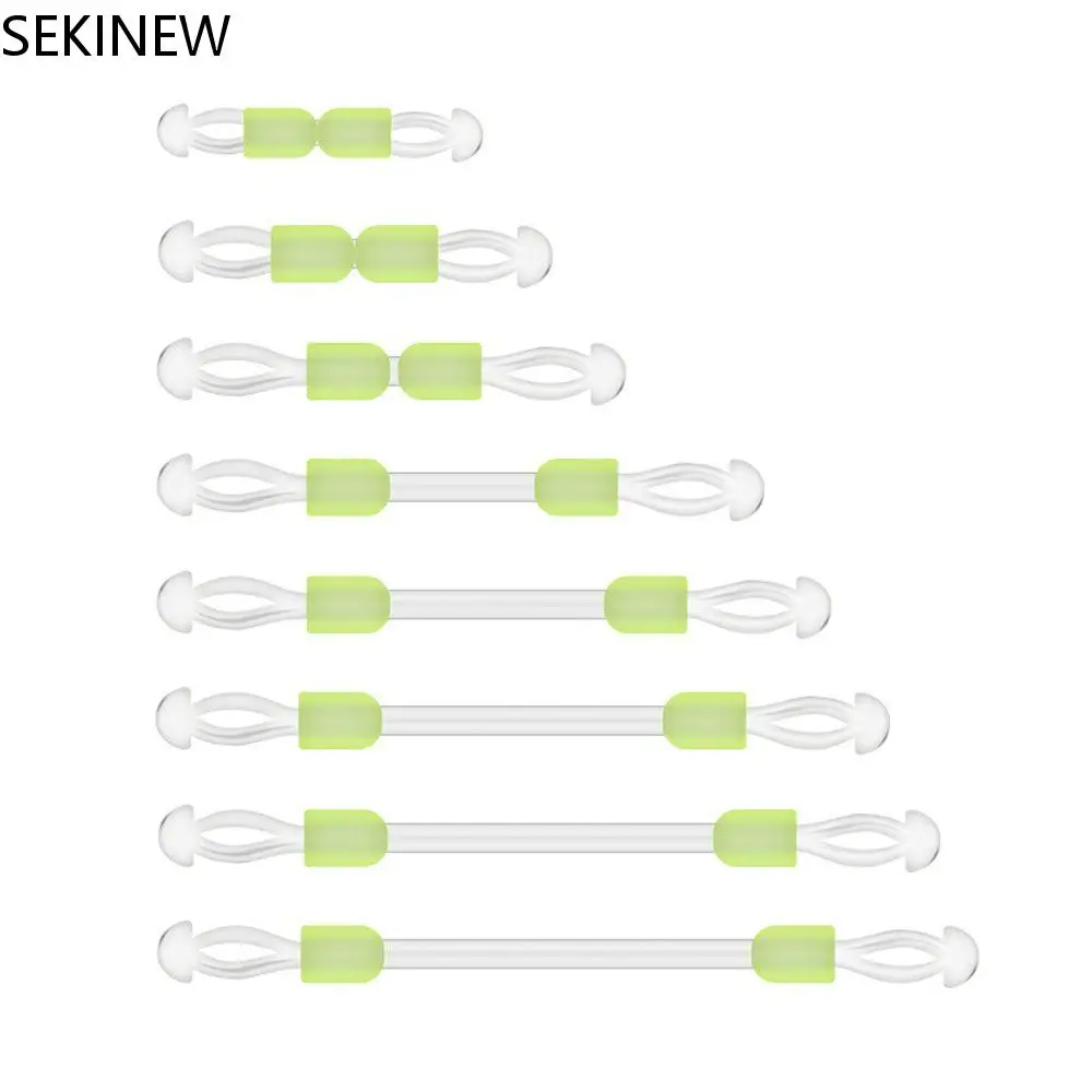 Double Head Line Swivel Tool Anti-wrap Beans Double Hook Fish Hook Fixed Distance Splitter Silicone Fish Line Separator