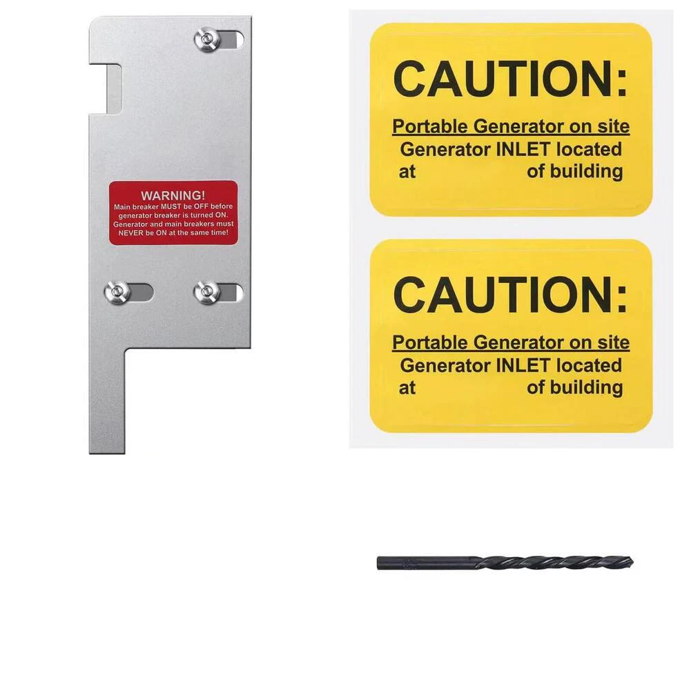 Anodized Aluminum Construction Generator Interlock Kit Easy Install Generator Safety Kit Components For Installation