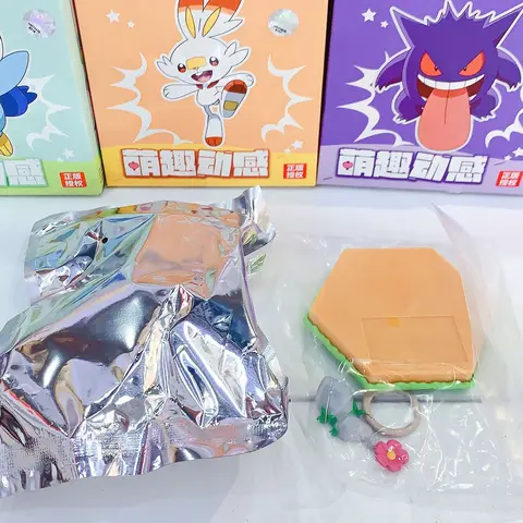 Original Pokémon Actionfigur Pikachu Gengar Snorlax Piplup Clockwork Rörlig Leksak Dekorationsmodell Barn Födelsedagspresenter 10 best sales Pokémon Snorlax - №6