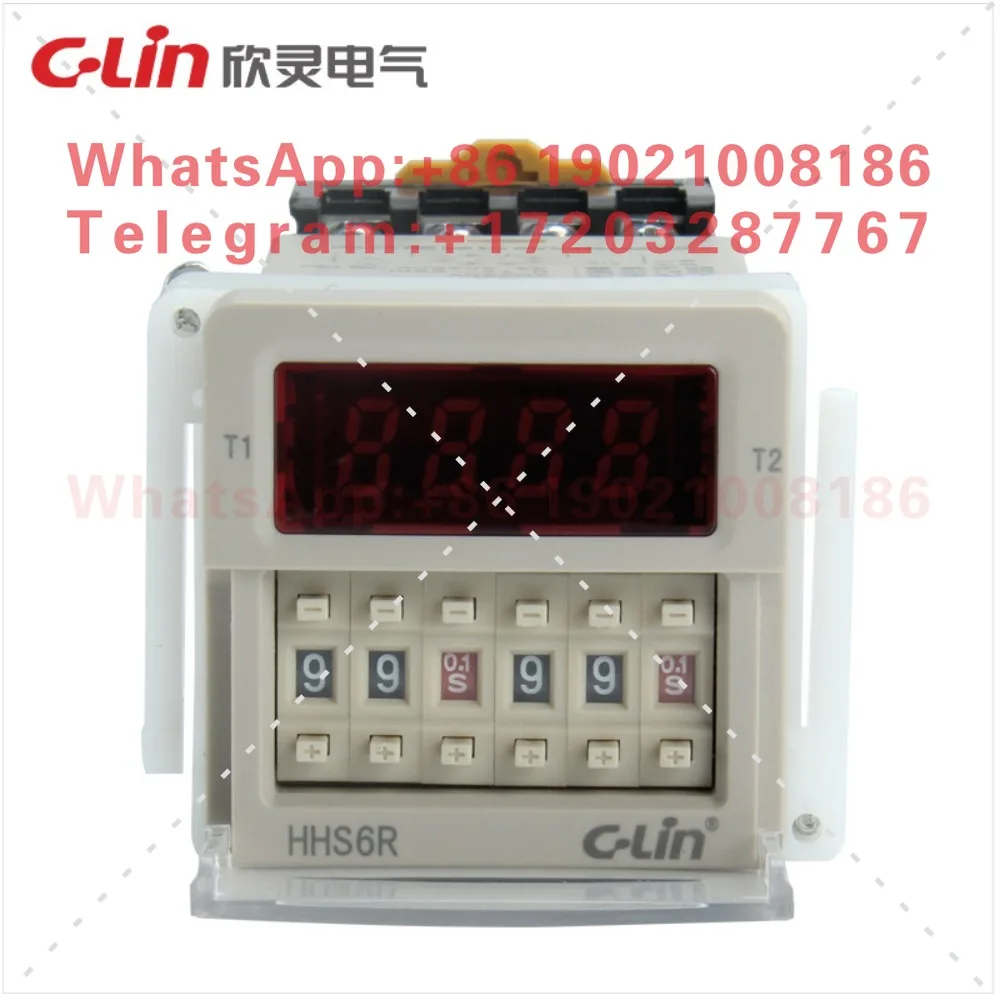 HHS6R DH48S-S improved digital dual delay cycle dual set time relay