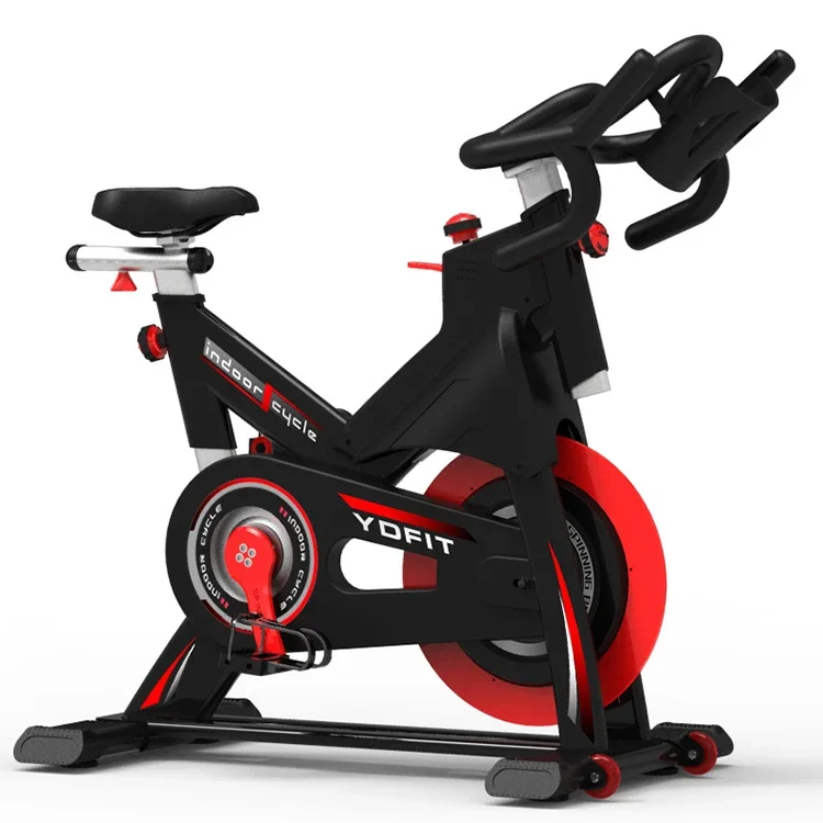 Commercial Gym Bicycle Home Fitness Reluctance Bicycle Magnetron Resistance 20kg Flywheel Spinning Bike No Sound with Sensors