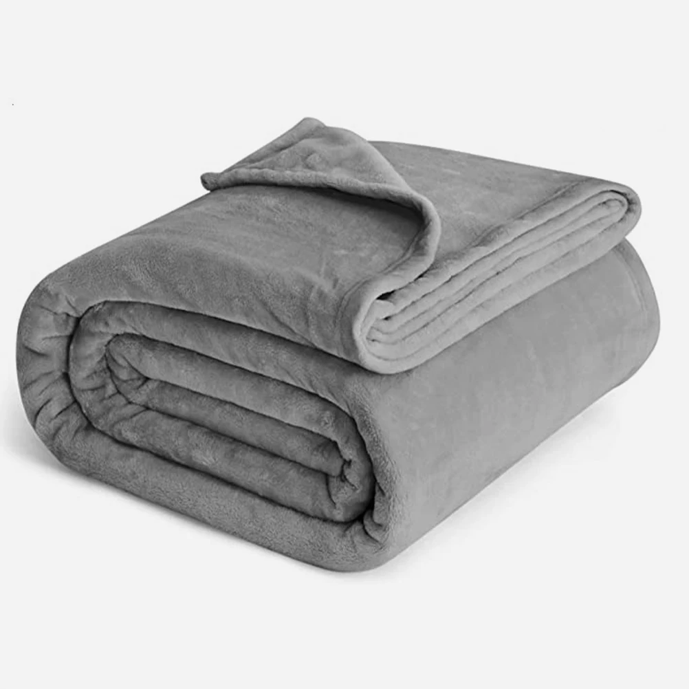 

Flannel Soft Couch Bed Warm Office Home Decor Comfortable Blanket Travel Blankets Throw Blanket Travel Use