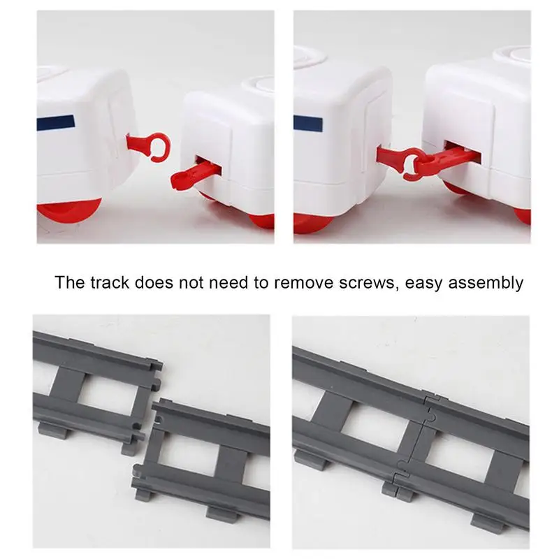 Conveyor Belt Rotary Sushi Toy Pretend Play Electric Track Trains Rotary Rail Car Sushi Rail Simulation Model Toys For Children