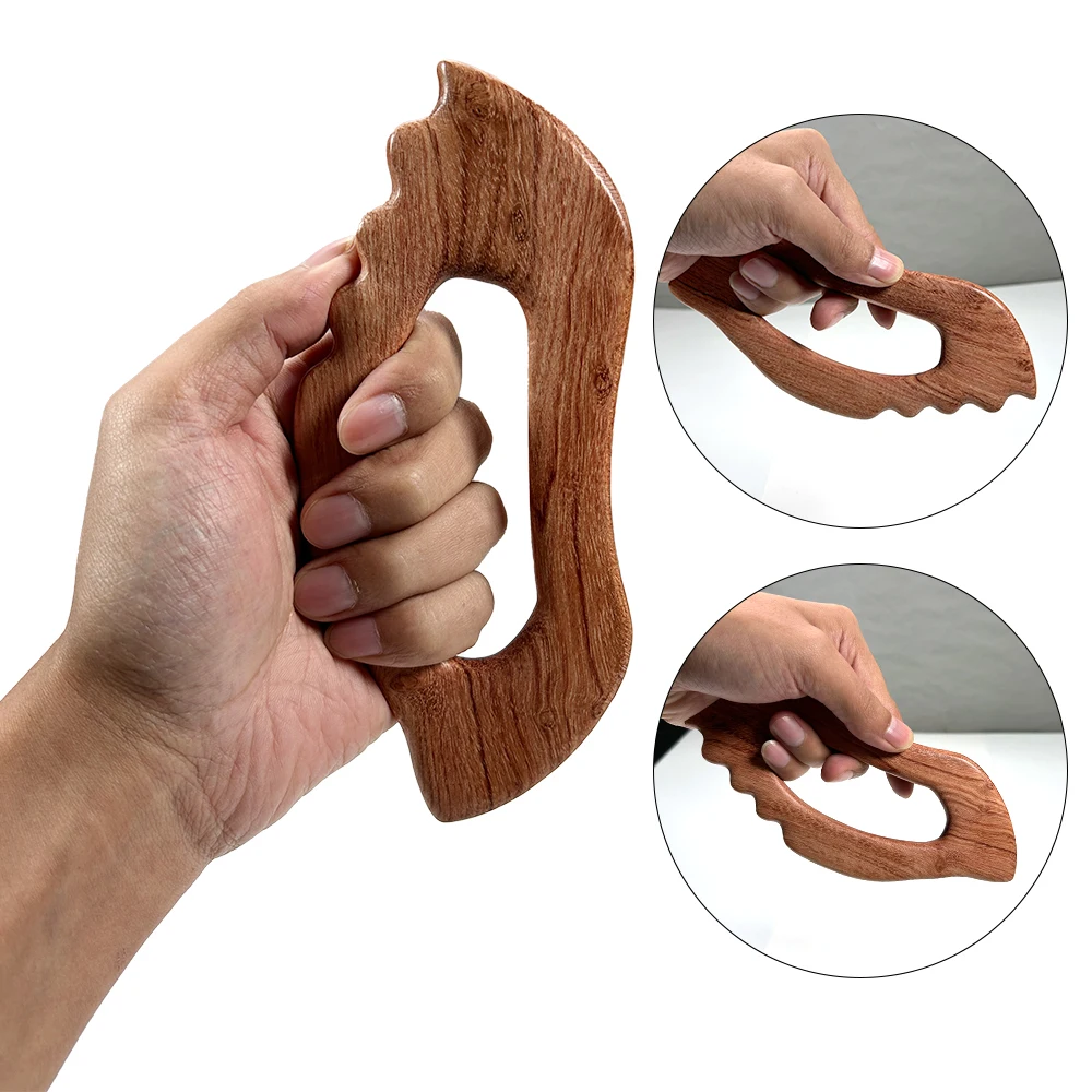 1PCS Body Sculptor - Wood Massage Tool, Wood Gua Sha, Relieve Tensed Muscle, Lymphatic Massage to Help Face & Body Circulation
