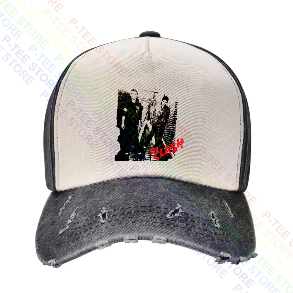 

The Clash Punk Rock Retro Hipster Baseball Cap Snapback Caps Knitted Bucket Hat