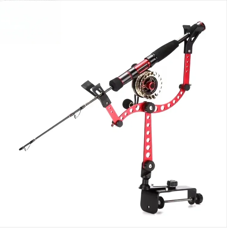 wholesale high quality TK036A Aluminum Alloy fishing rod bracket 360 rotation fishing rod holder stand support rod