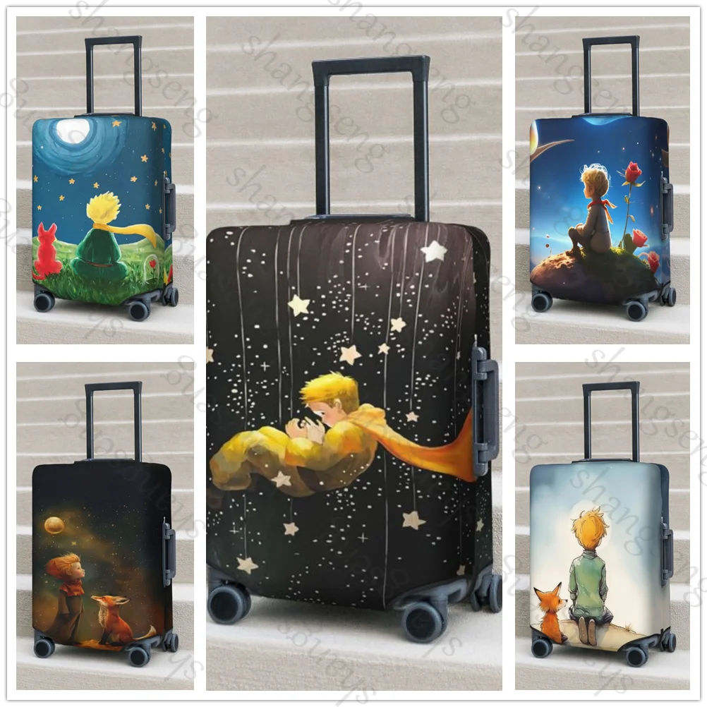 

The Little Prince anime Print Thick Elastic Luggage Protective Cover Zipper Suit For Bag Suitcase Covers Trolley Cover Travel