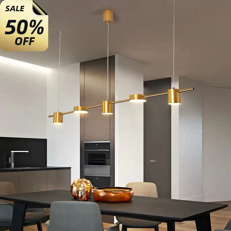 

Nordic Pendant Light Hanging Lamp LED Vintage Ceiling Chandelier Tri Color Lamp for Kitchen Dining Living Room Study Loft Room