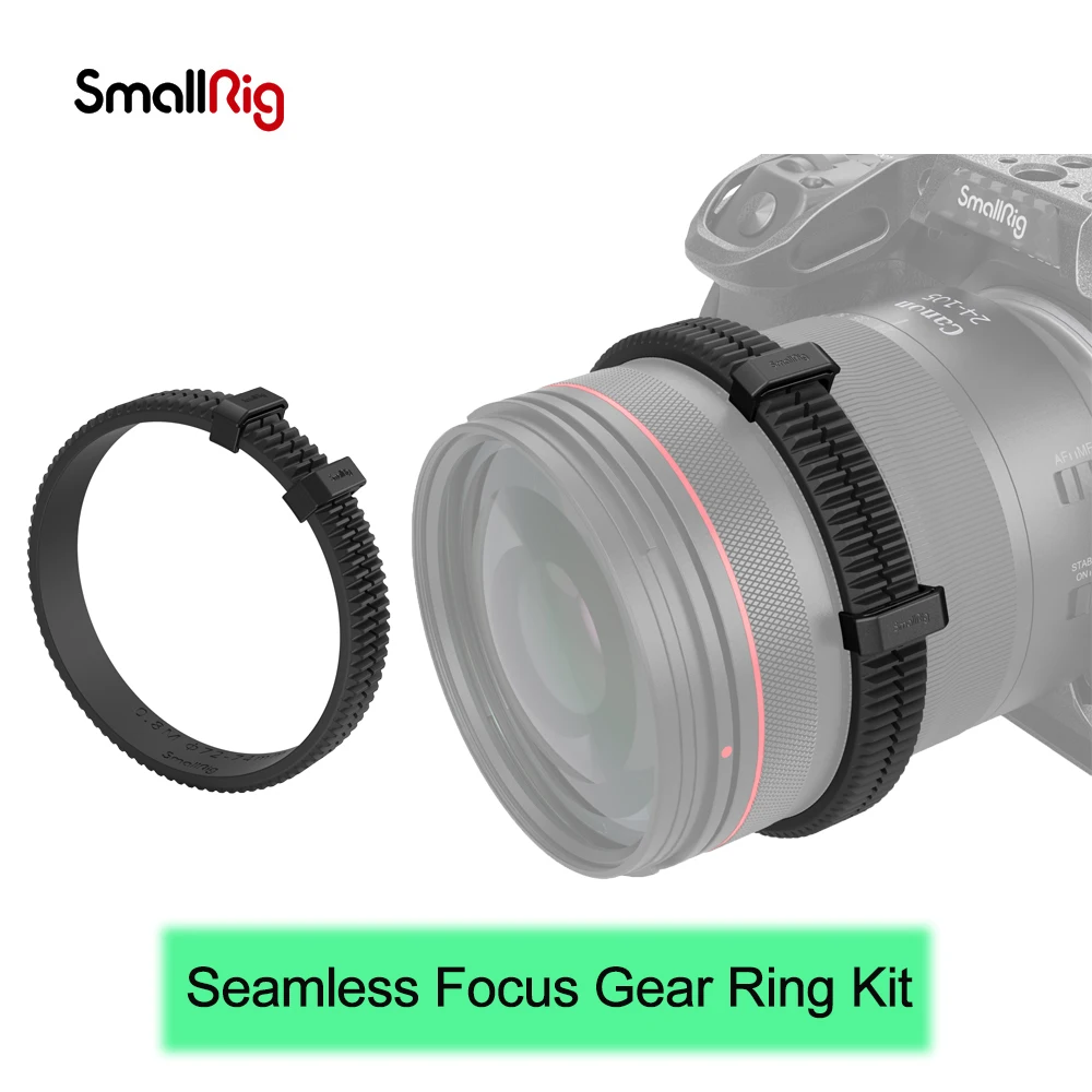 SmallRig Seamless Focus Gear Ring Kit 4185 62.5-64.5mm / 66-68mm / 69-71mm / 72-74mm Seamless Focus Gear Ring Kit