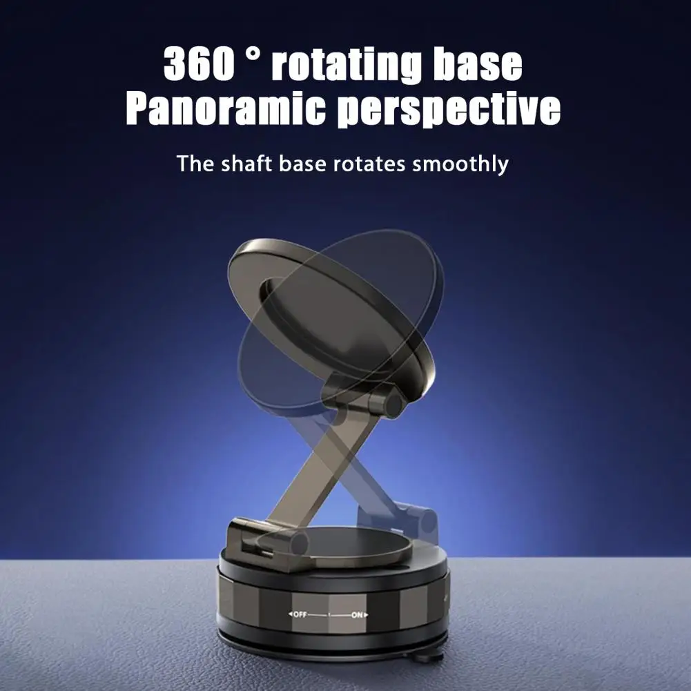 Надежный кронштейн для телефона, подставка для мобильного телефона, универсальный магнитный держатель для телефона с регулируемым вакуумным креплением на присоске для автомобиля