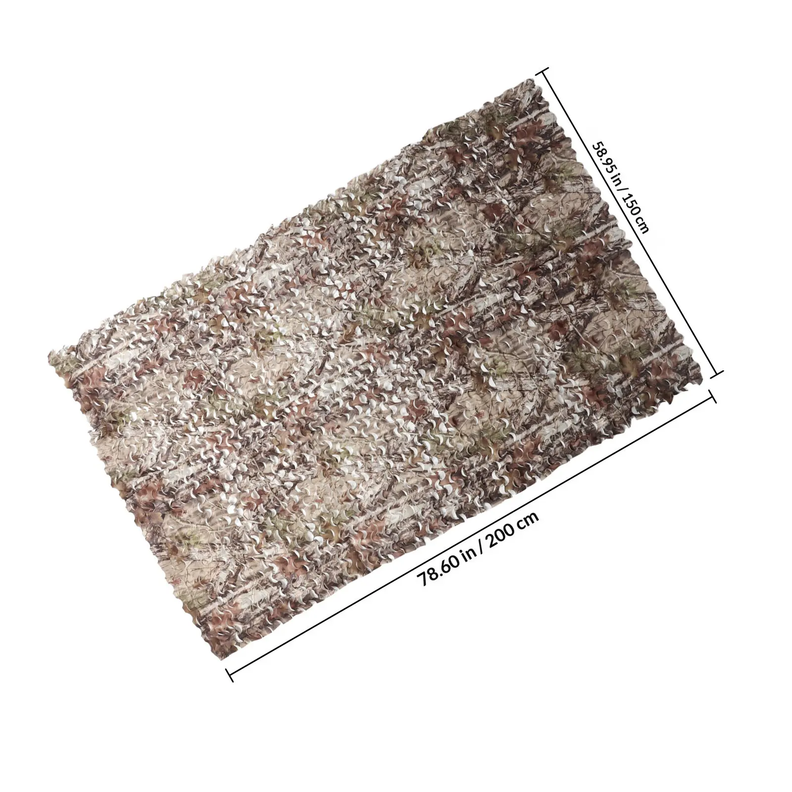 Bionic Sunshade Net Single Layer Camouflage Outdoor Indoor Decoration High Realism Sun Protection Durable Polyester Easy