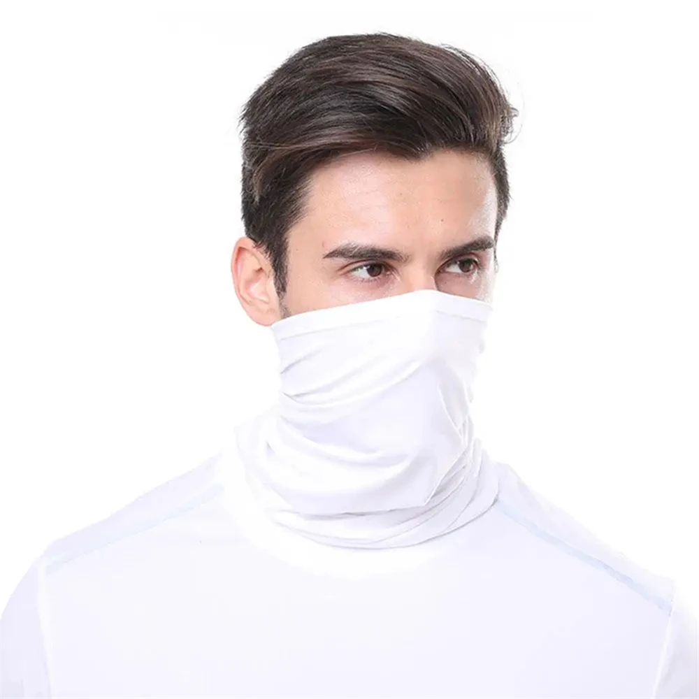 UV Protection Scarf Ice Silk Face Cover mask Neck Tube Quick-drying Outdoor Fishing Cycling Magic Motorcycle Breathable Bandana