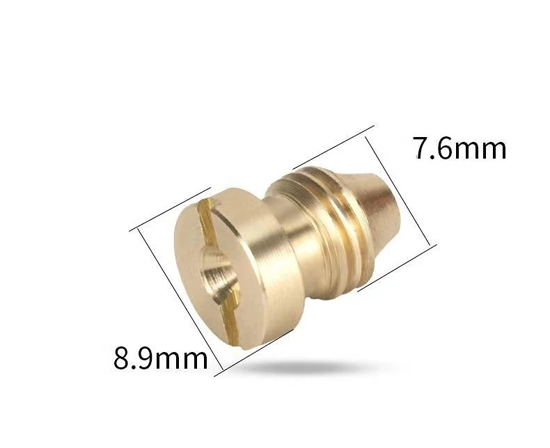 Snow Foam Cannon Orifice Nozzle Tips Thread Foam Orifice Nozzle  High Pressure Foam Spray Gun Brass Replacement Nozzle Head