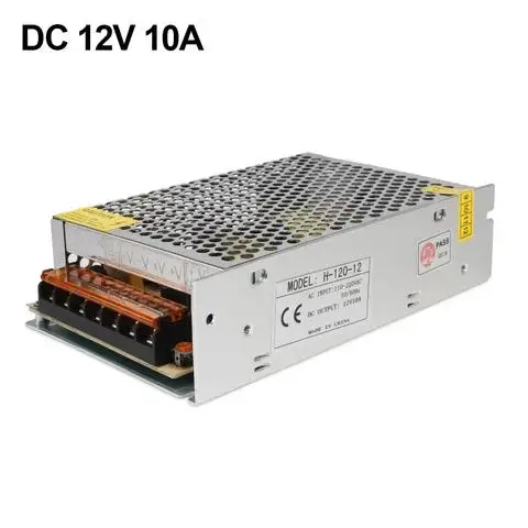 Unidad de fuente de alimentación de 12 voltios, transformador de 220v a 12 v, fuente de alimentación conmutada para tira LED, 2A, 3A, 5A, 10A, 15A, 20A, 30A