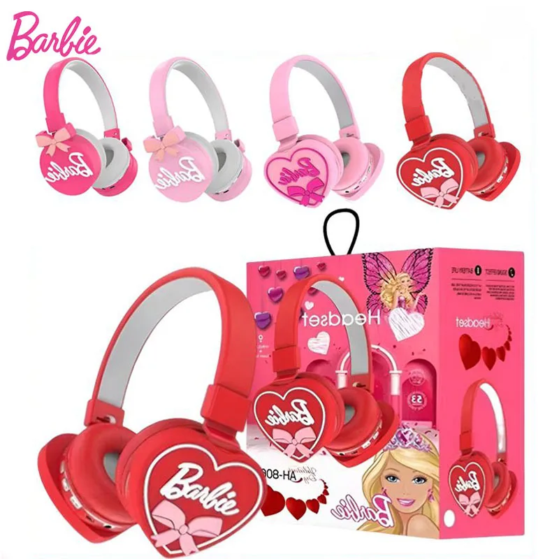 

Barbie Wireless Bluetooth Earphones Stereo Noise Reduction Wireless Sports Earphones Listening To Music and Games Birthday Gift