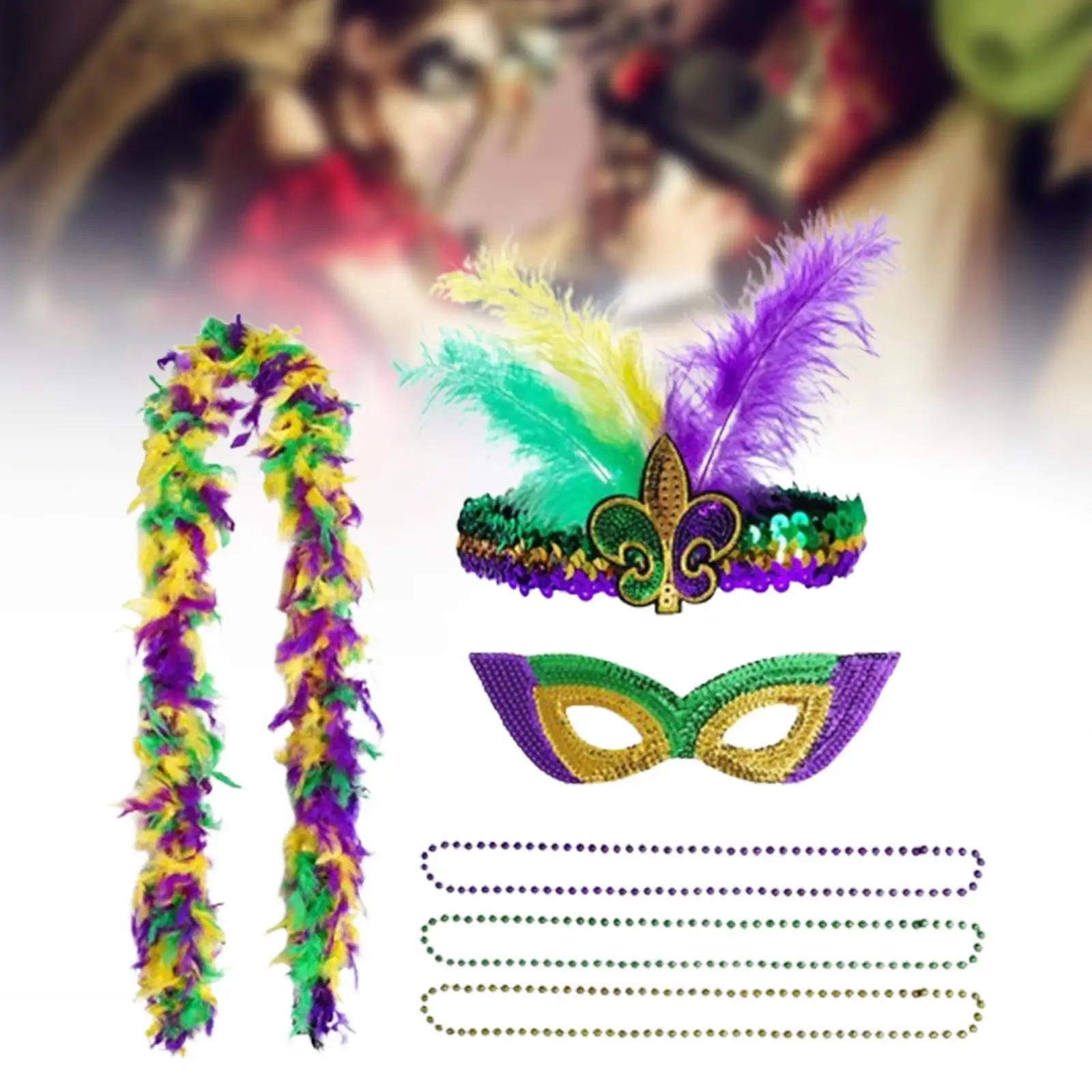 

Марди Гра Половина принадлежностей Реквизит для фотосессии Косплей Украшение Вечеринка Маскарад