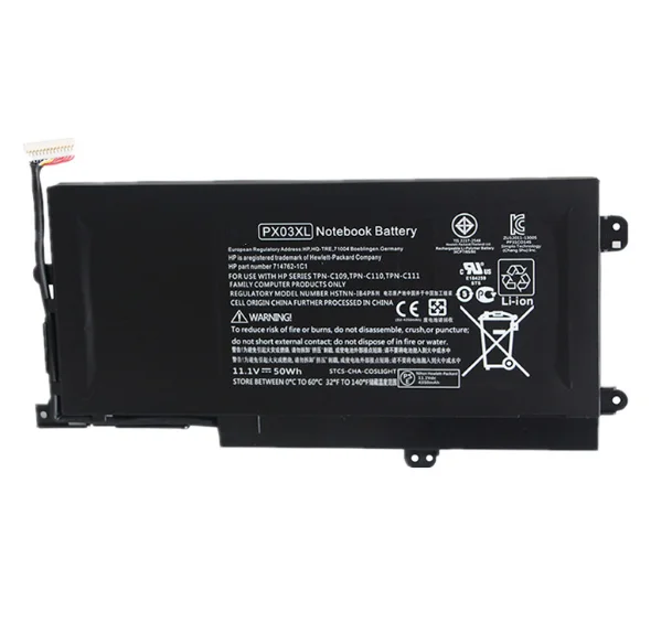 50WH Laptop quality Battery For PX03XL HSTNN-LB4P TPN-C109 C110 C111