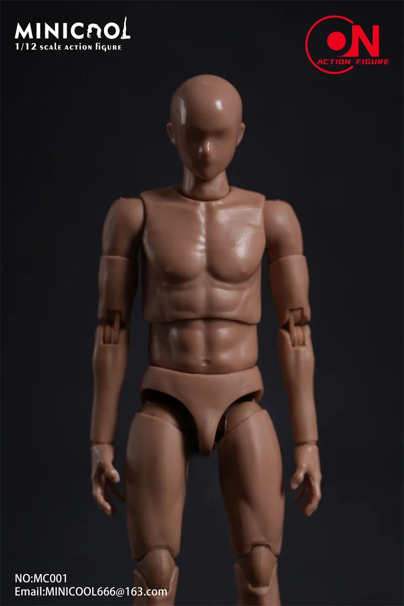 شكل حركة جسم مشترك صغير رائع للرجال فائق المرونة ، جسم مفصلي ، 6 "، 6" ، متوفر #5