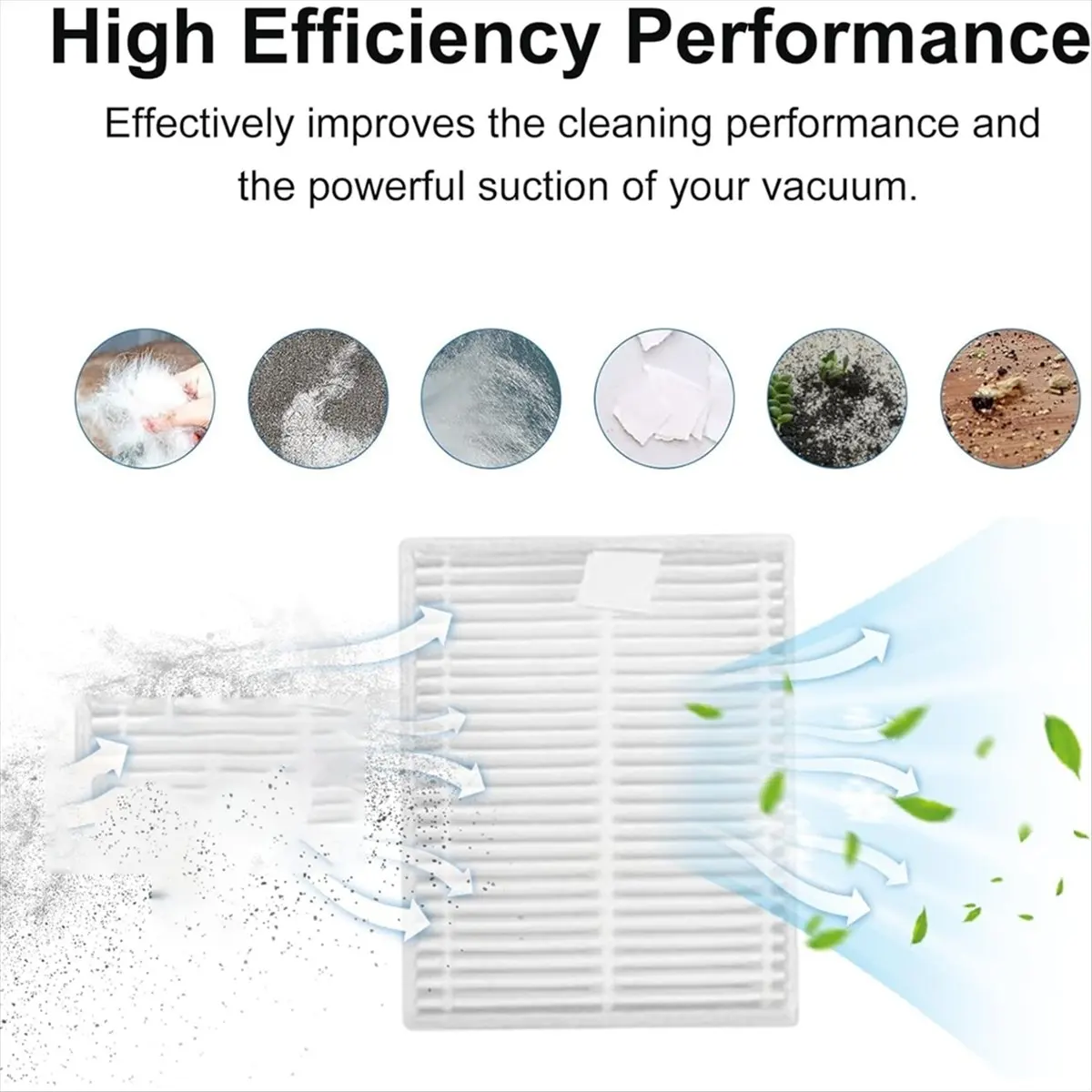 (A91P) 17 Pcs Replacement Parts Accessories Kit for Roborock Q7 M5/ Q7 M5+/ Q7 L5 Vacuum Cleaner, Main Brush Mop Pad Side Brush