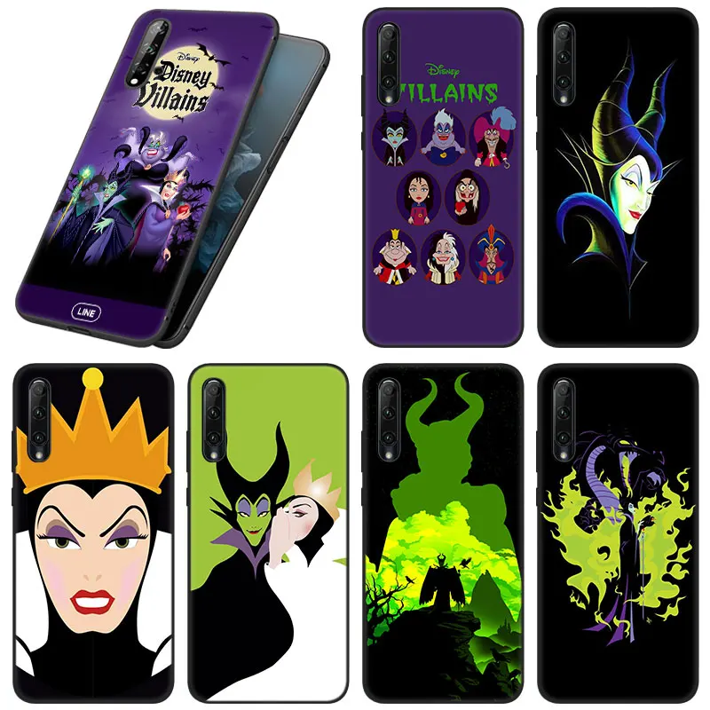 Maleficent Disney Villains Black Funda Phone Case For iPhone 14 11 13 12 Pro Max 12 13 Mini X XR XS MAX 7 Plus Silicone Cover