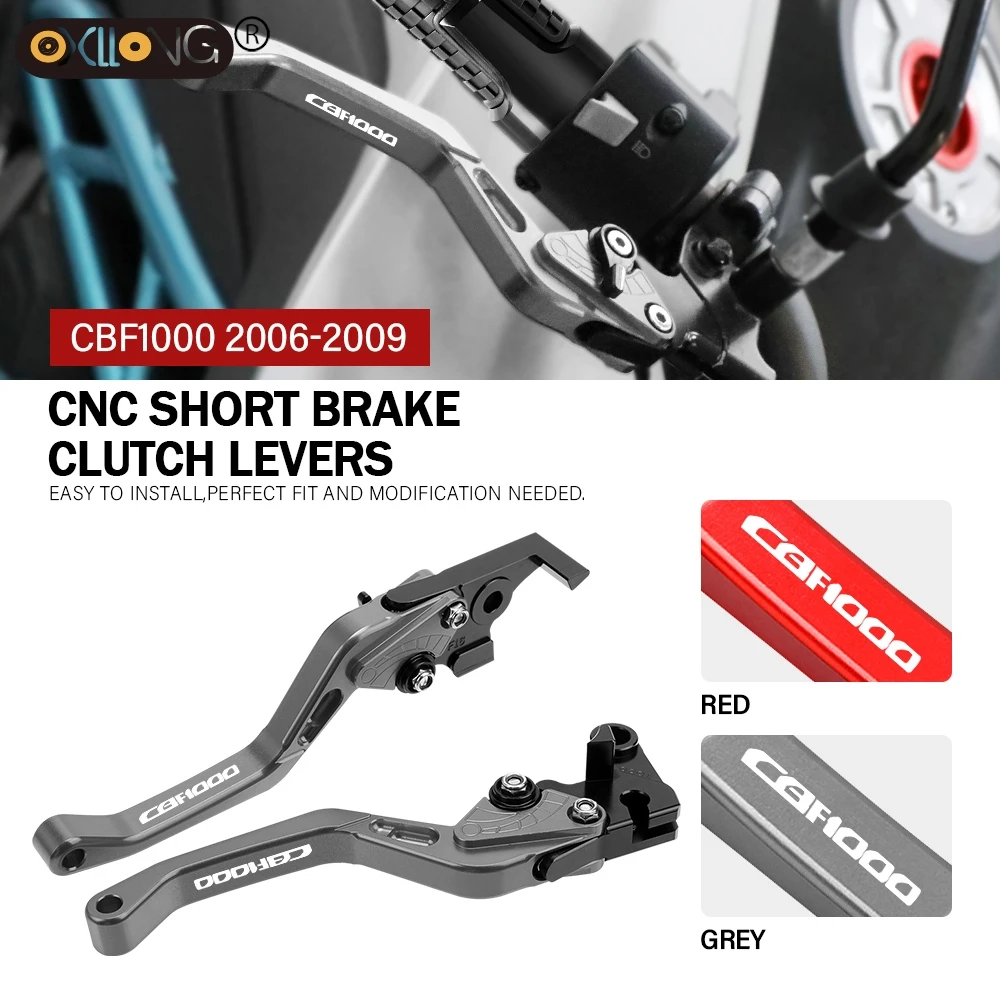 

CNC Aluminum Motorcycle Short Brake Clutch Levers Accessories Parts For HONDA CBF1000 2006 2007 2008 2009 CBF 1000