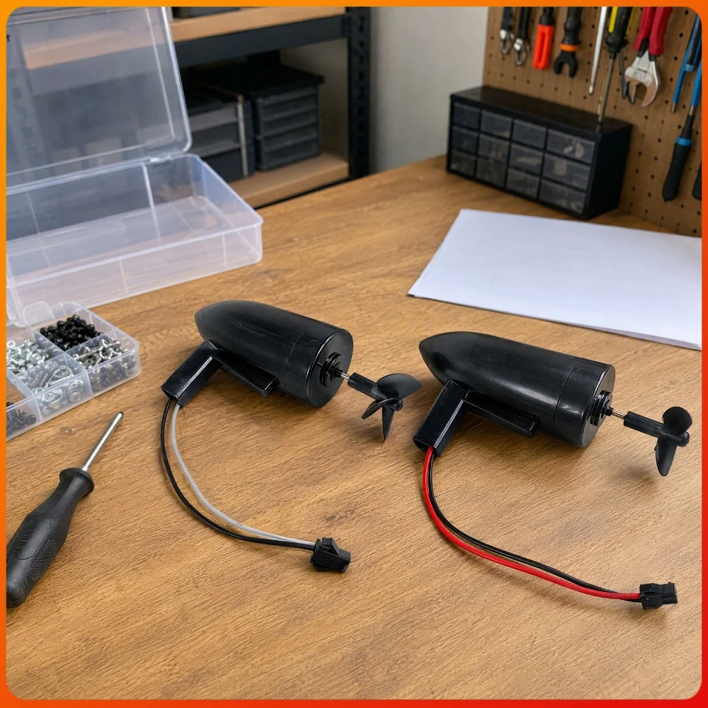 Bait Boat Motor Propulsion Kit Left Right Pair CW CCW Forward Reverse Replacement for Remote Control Fishing