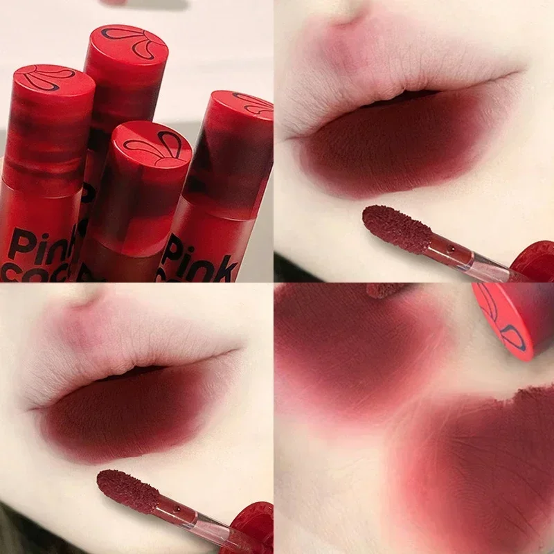 Soft Velvet Lip Glaze Mist Mousse Matte Lipstick Moisturizing Long Lasting Waterproof Not Easy To Fade Lip Gloss Korean Makeup