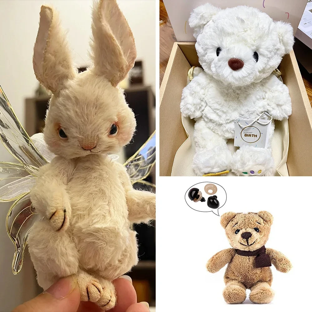 Set Safety Nose Eyes For Crochet Bear Dolls DIY Making Accessories Triangle Nose Plastic Eyes Hangmade Supplies