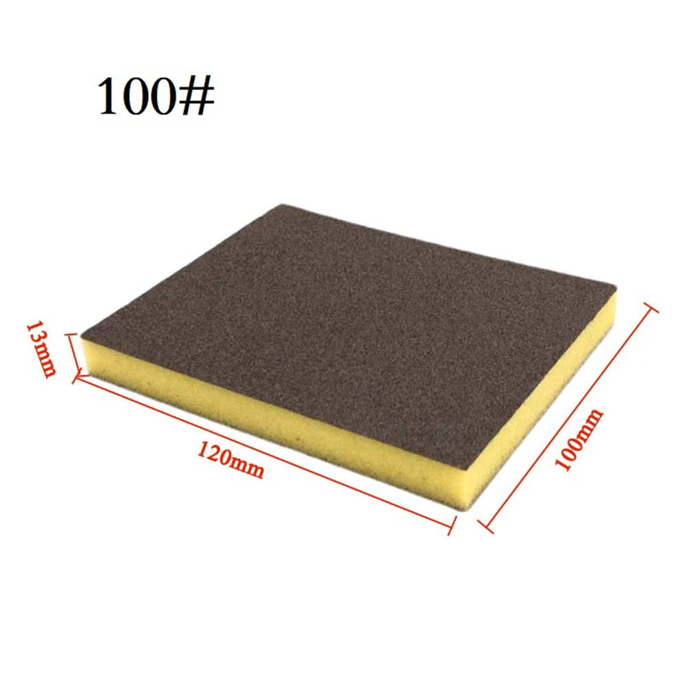 1pc Double Side Polishing Sanding Sponge Block Pad 60-280grit Sandpaper Polished Sand Brick Sanding Discs Abrasive Tools