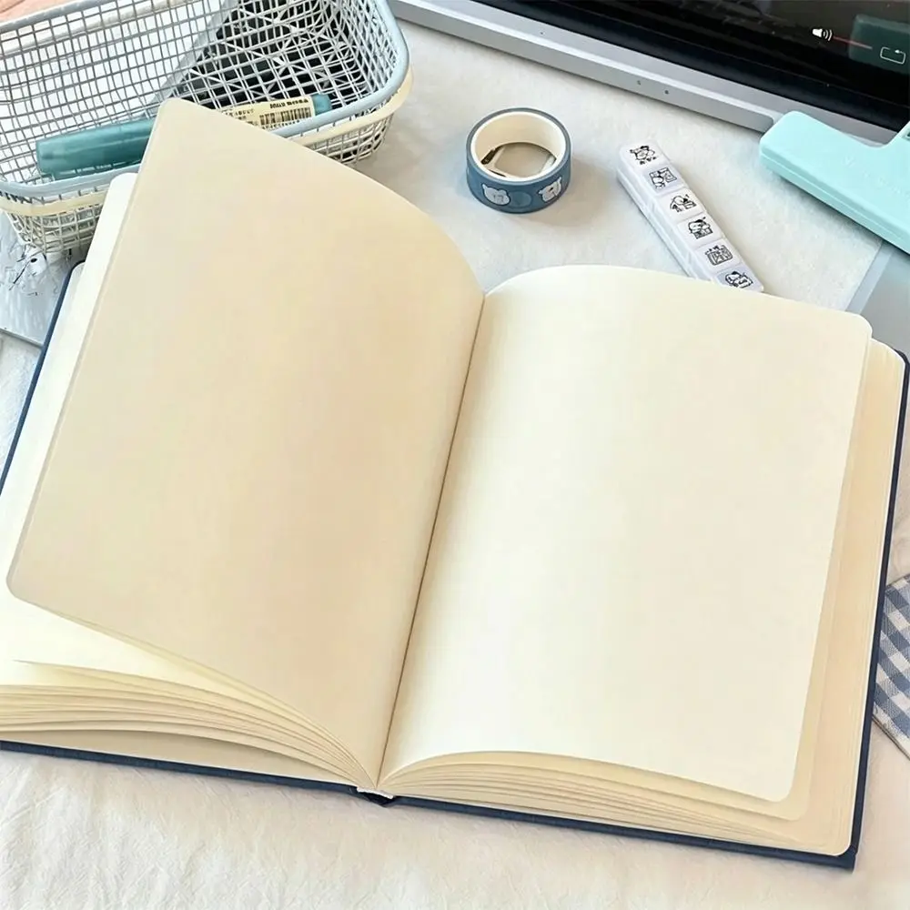 Three Kittens Design Cat Pattern Notebook A5 Size Hard Shell Cover A5 Hard Cover Journal Blank Lined Pages