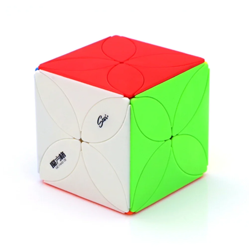 Qiyi Cube Mofangge Four Leaf Clover Speed Magic Cube Skew Cubes Education Toys for Kids Children