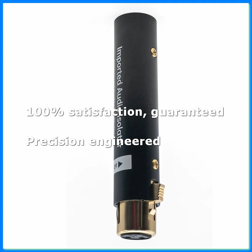 Professional Audio Noise Isolator Signal Isolation Stereo Splitter Filter Karon Male to XLR Female to Female-A07G