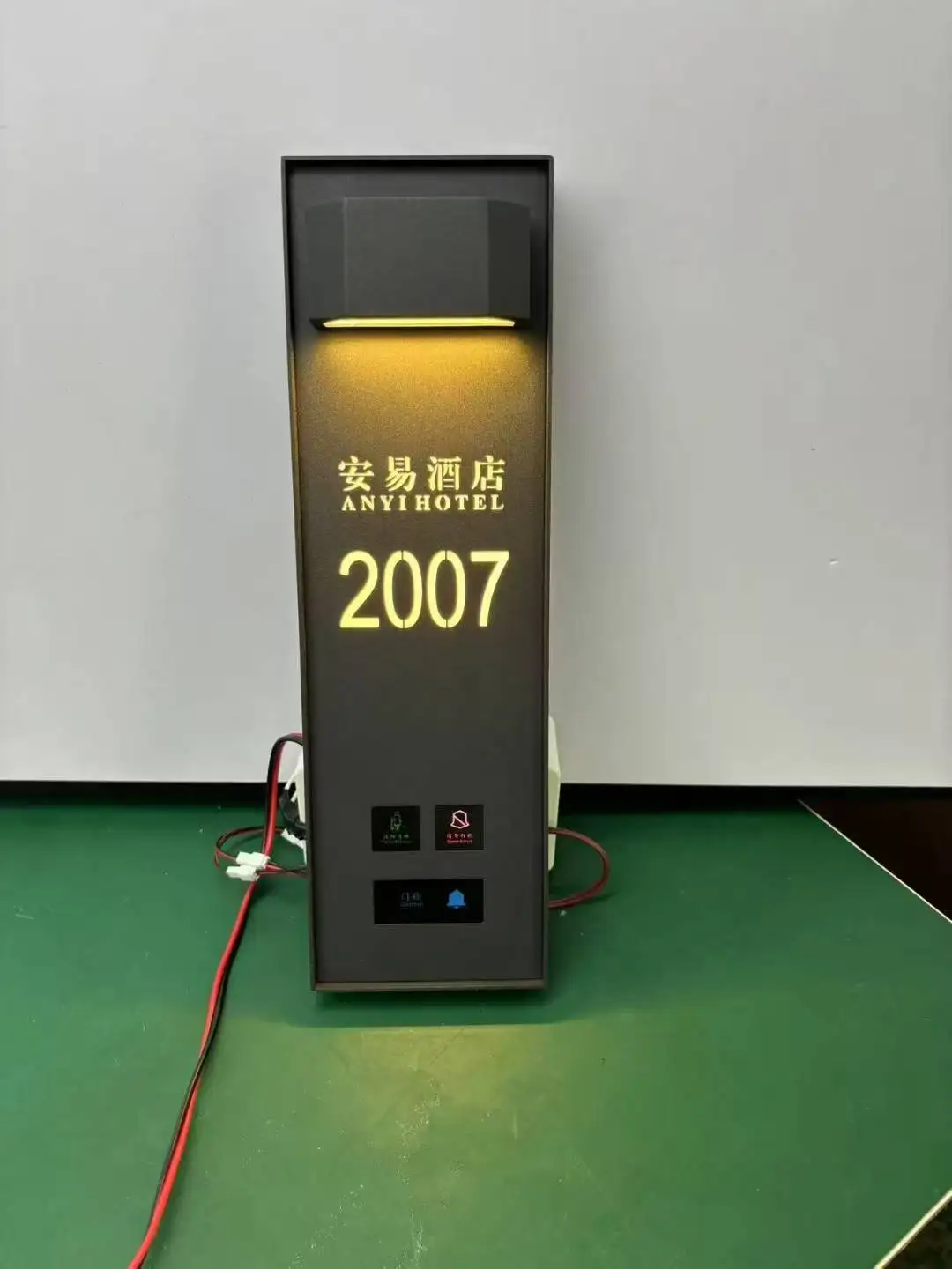 APCITL Verified Modern Wayfinding System Wooden House Number Plate Sign Luminous Long Durable Door Signage for Hotel