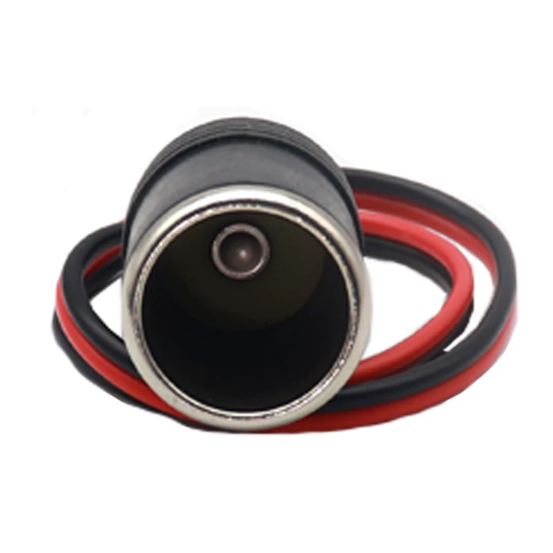 【1PCS】 Car Cigarette Lighter With 35/150/300cm Wiring 18AWG Pigtail Cable Connectors For Motorcycle Tractor